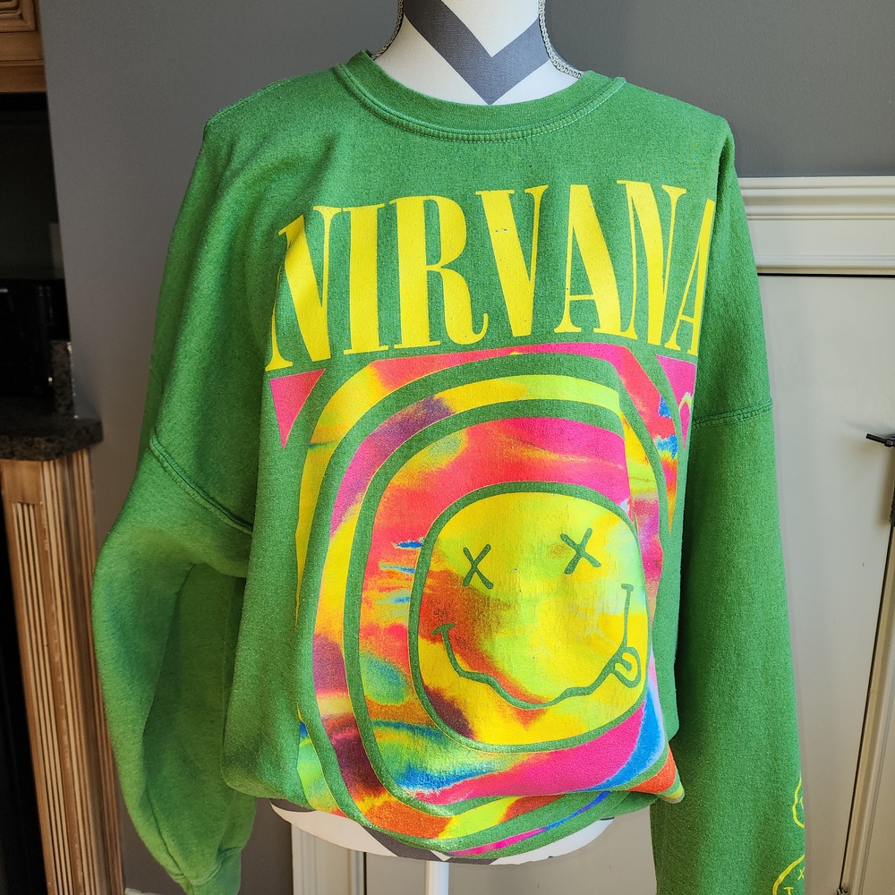 Urban Outfitters Nirvana Sweatshirt – L/XL – Oversized Fit
